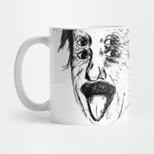 Psychedelic Albert Einstein Mug